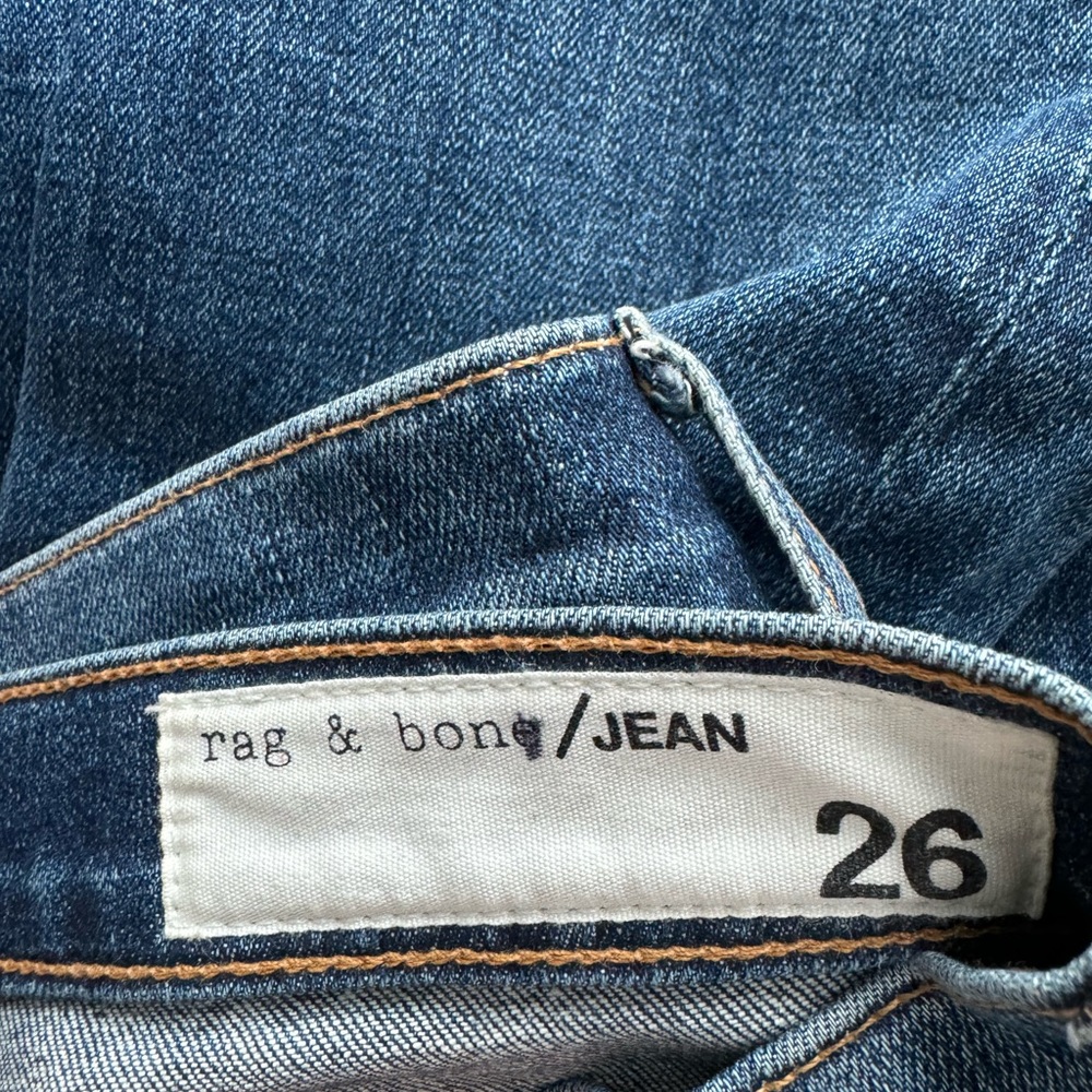 Rag & Bone Distressed Ankle Jeans - Picture 5 of 5